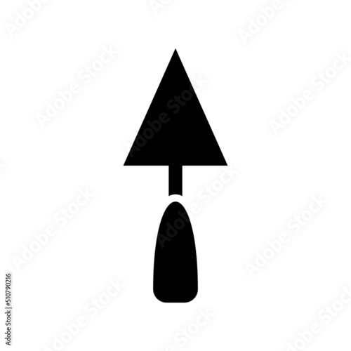 trowel icon or logo isolated sign symbol vector illustration - high quality black style vector icons
