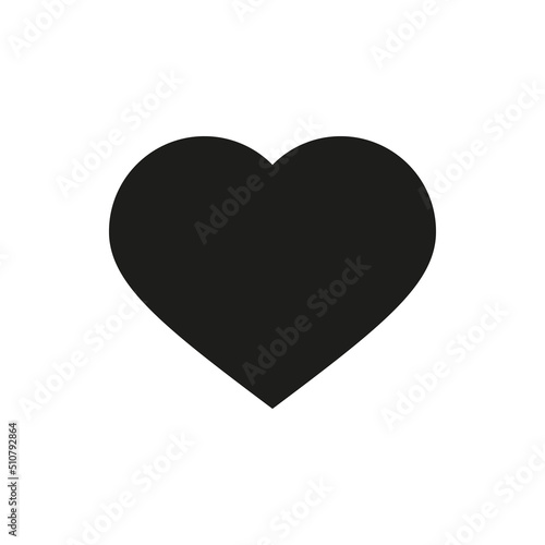 Favorites solid icon. Wishlist glyph vector symbol.