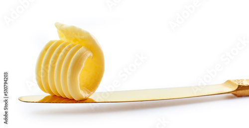 curl of fresh butter