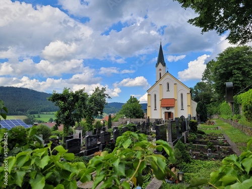 Kirche und Friedhof in Hohenwarth