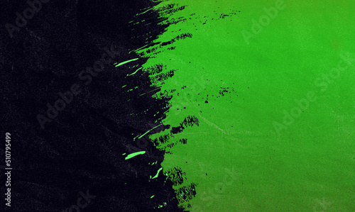 Background perfect canva black brush stroke banner green grunge background