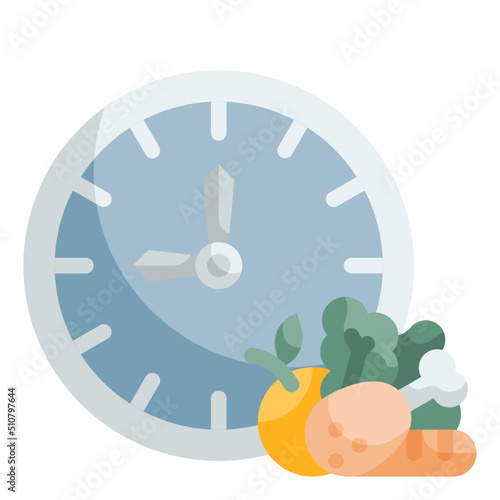 time flat icon