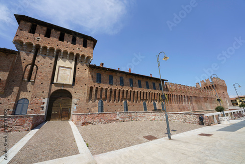 Obraz na plátně Historic castle of Galliate, Novara province