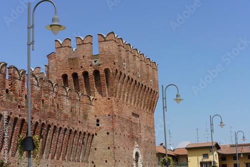 Photography Historic castle of Galliate, Novara province