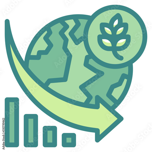 food blue line icon