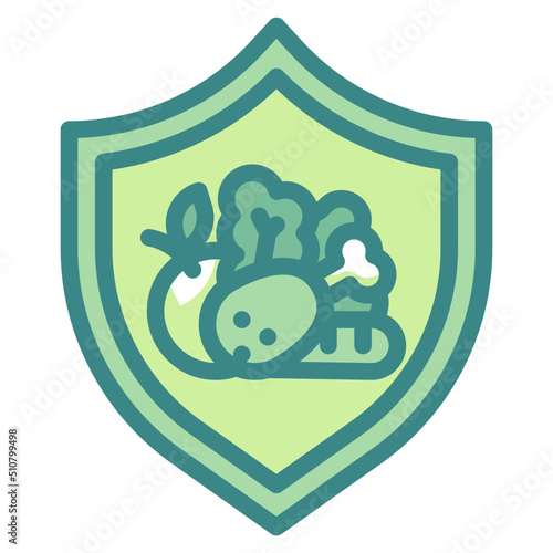 insecurity blue line icon