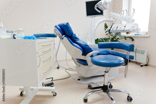 dental clinic office interior, nobody