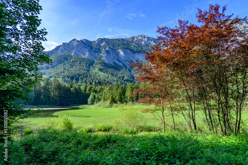 lake taferlklaussee in the upper austrian region salzkammergut