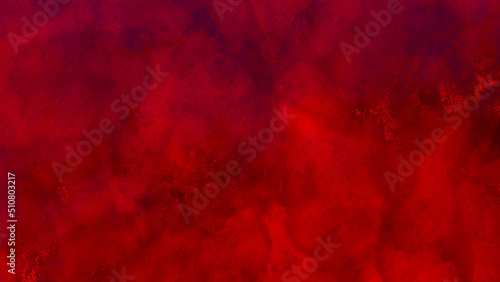 Obraz na plátne Abstract Watercolor red grunge background painting