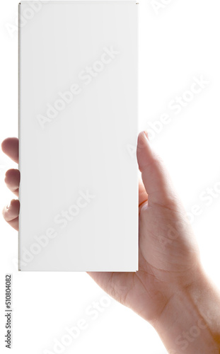 Hand holding box
