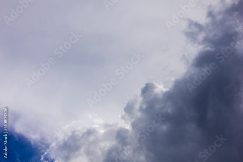 Storm clouds gathering in the sky for the thunderstorm