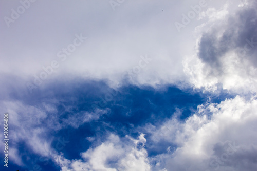 Storm clouds gathering in the sky for the thunderstorm