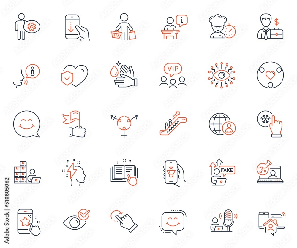 People icons set. Included icon as Smile chat, Inventory and Escalator web elements. Smile face, Technical documentation, Artificial intelligence icons. Buyer, International recruitment. Vector People icons set. Included icon as Smile chat, Inventory and Escalator web elements. Smile face, Technical documentation, Artificial intelligence icons. Buyer, International recruitment. Vector
