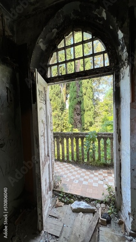 abandonment house interior grunge old walls window