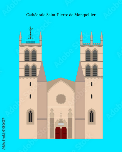 Cathédrale Saint-Pierre de Montpellier, France