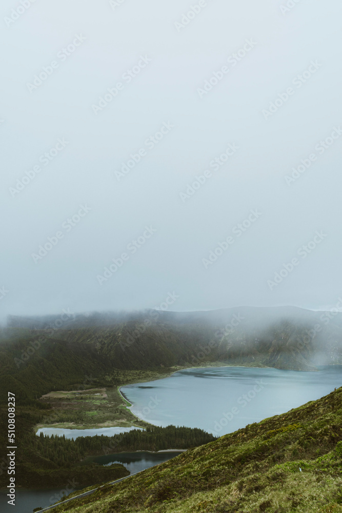 clouds mountain - Azores Portugal