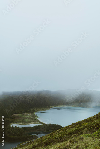 clouds mountain - Azores Portugal