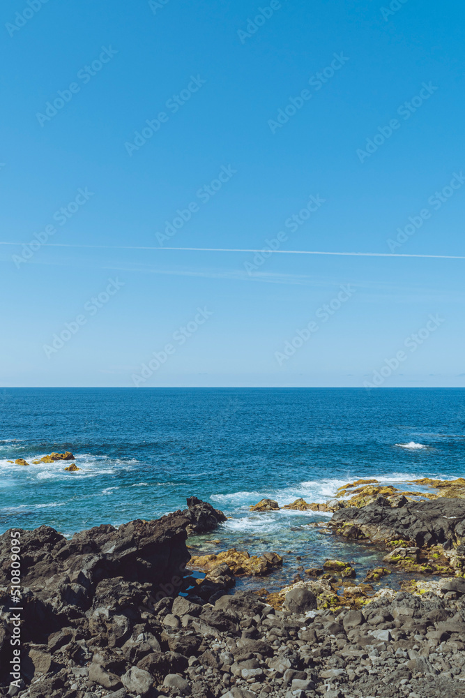 rocks and sea - Azores Portugal