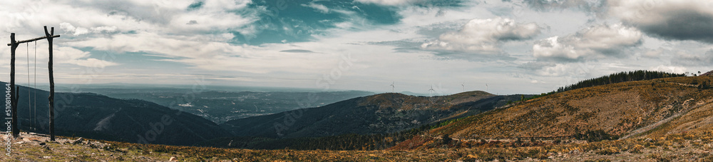 panorama of the mountains