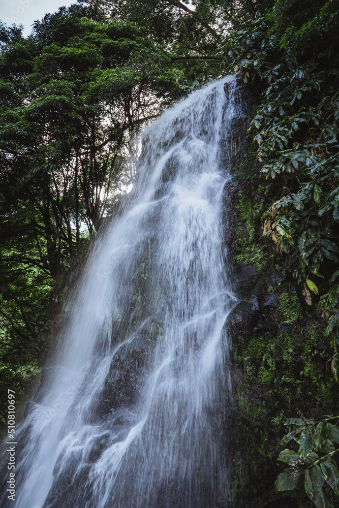 Fototapeta premium Waterfall - Azores Portugal
