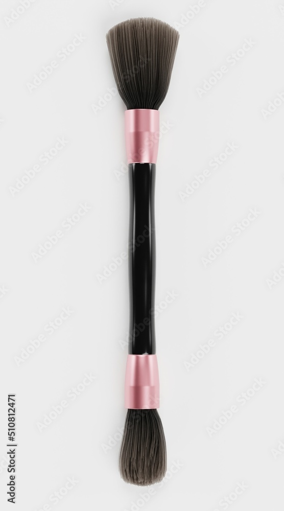 Fototapeta premium Realistic 3D Render of Makeup Brush