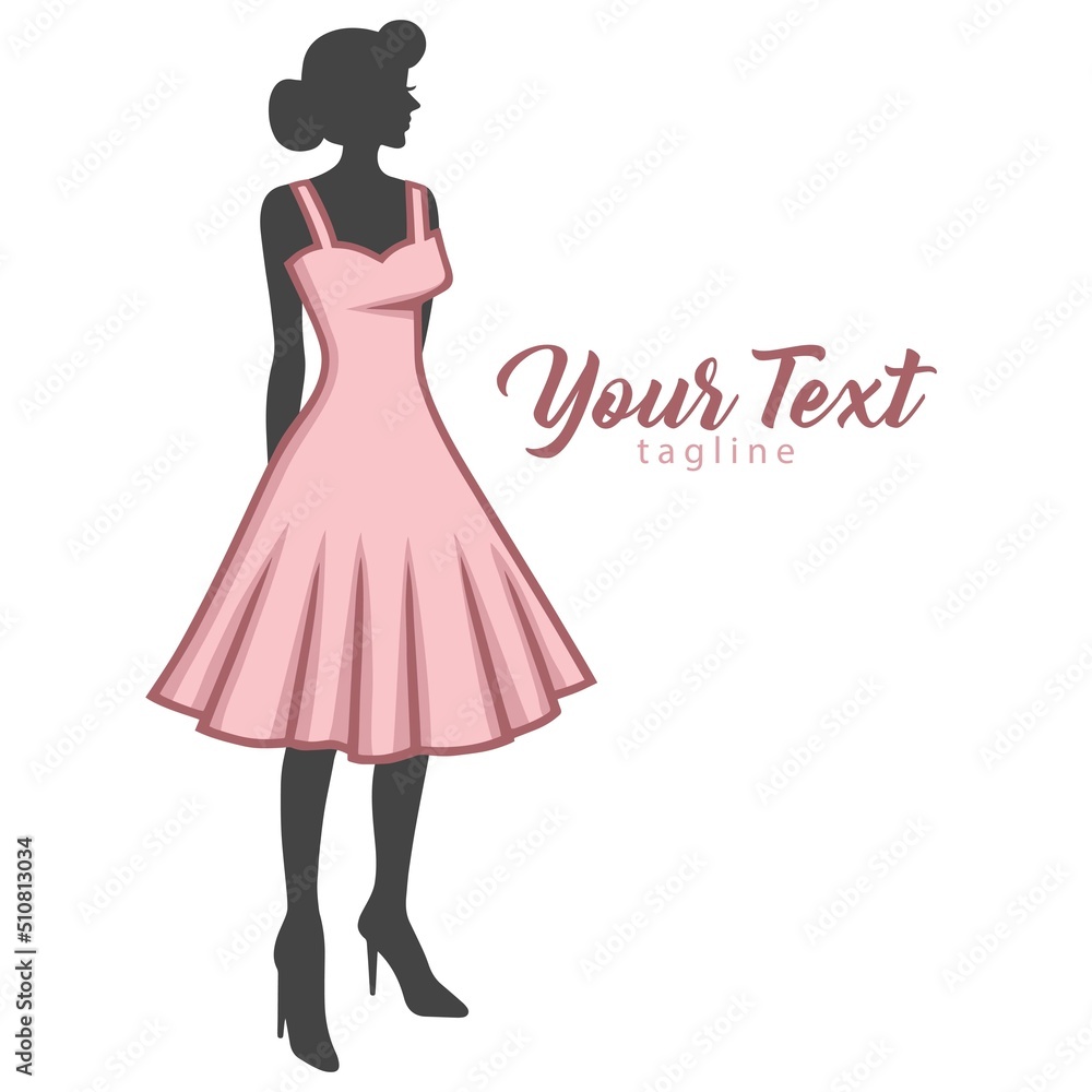 Bridal Logo Beautiful Bride Short Gown Ideas, Boutique Fashion, Gown Logo Vector Design Template Bridal Logo Beautiful Bride Short Gown Ideas, Boutique Fashion, Gown Logo Vector Design Template