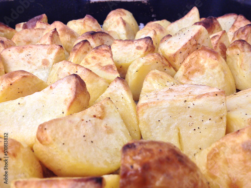 Tray of Roast Potatoes