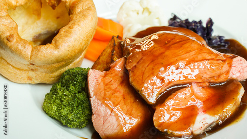 Traditional Roast Beef Sunday Lunch