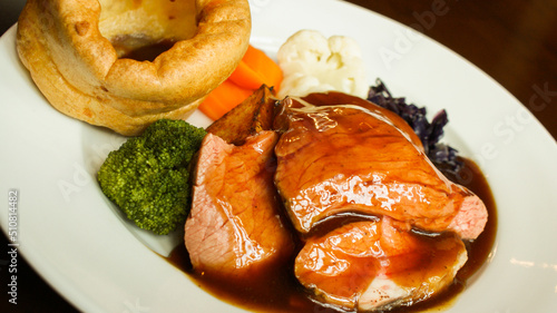 Traditional Roast Beef Sunday Lunch