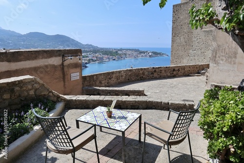 Obraz na płótnie Ischia - Scorcio dalla Caffetteria del Monastero w salonie