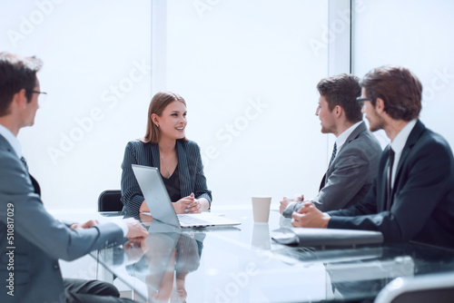 business team discussing ideas for a new project