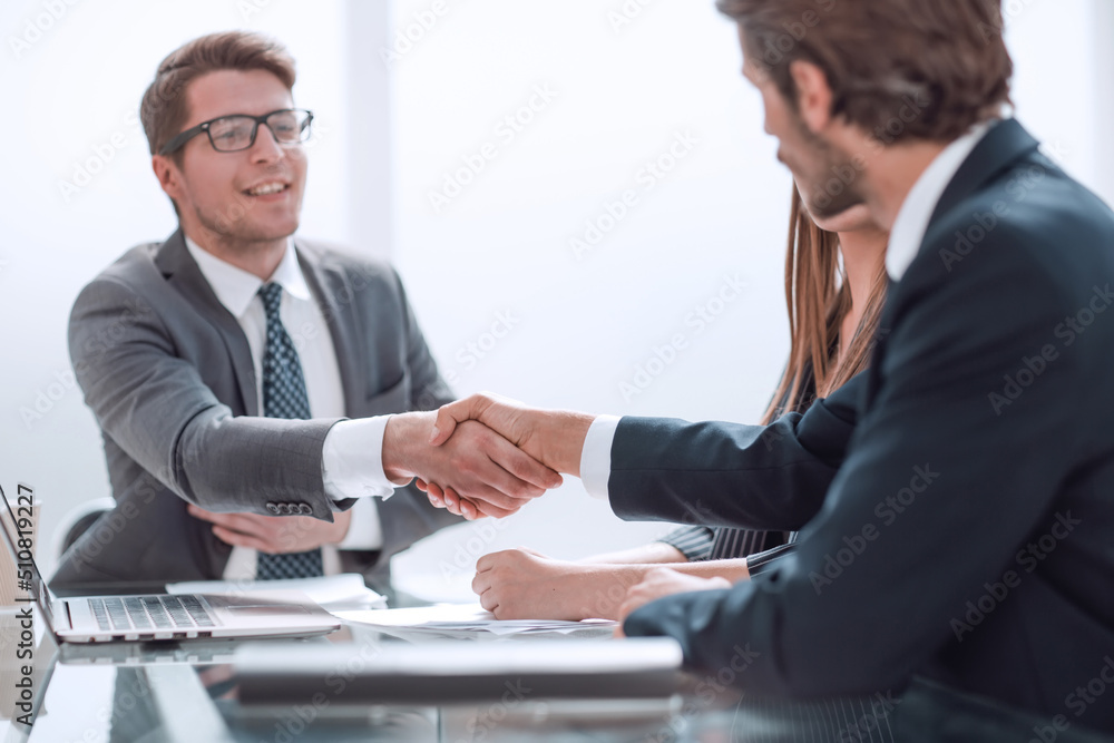 business people shaking hands . concept of cooperation business people shaking hands . concept of cooperation