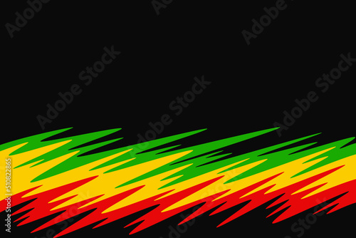 Obraz na płótnie Abstract background with colorful wavy line pattern and with some copy space are
