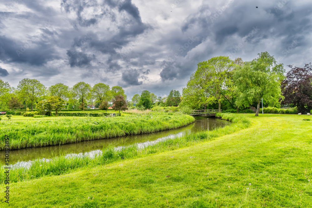 Park in the outskirt of Aabenraa in southern part of Denmark