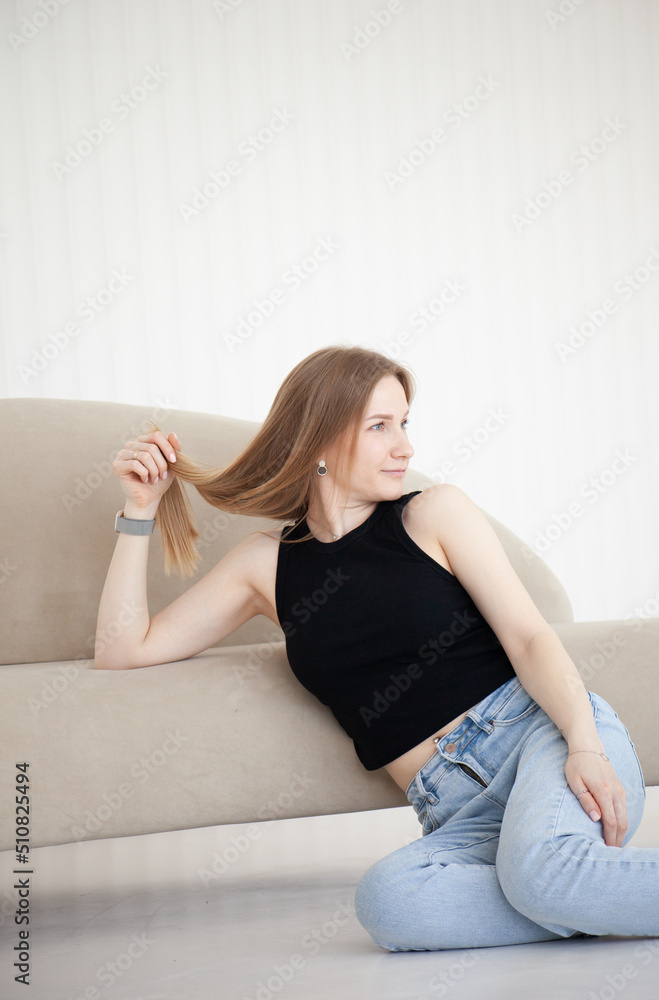 person sitting on the floor