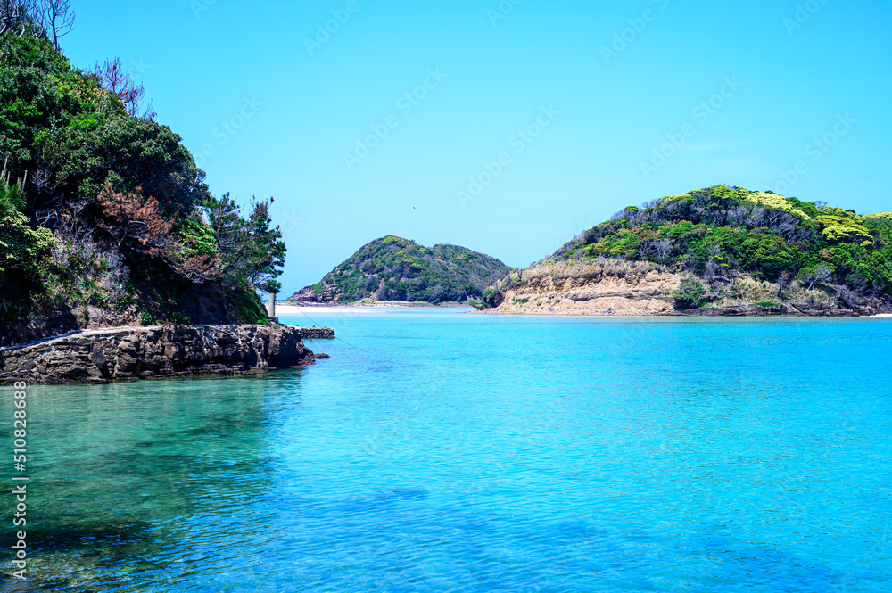 Fototapeta premium 無人島の海