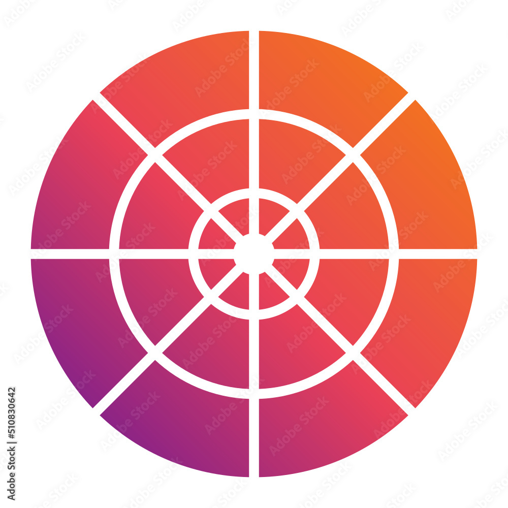 Dart Board Icon Dart Board Icon