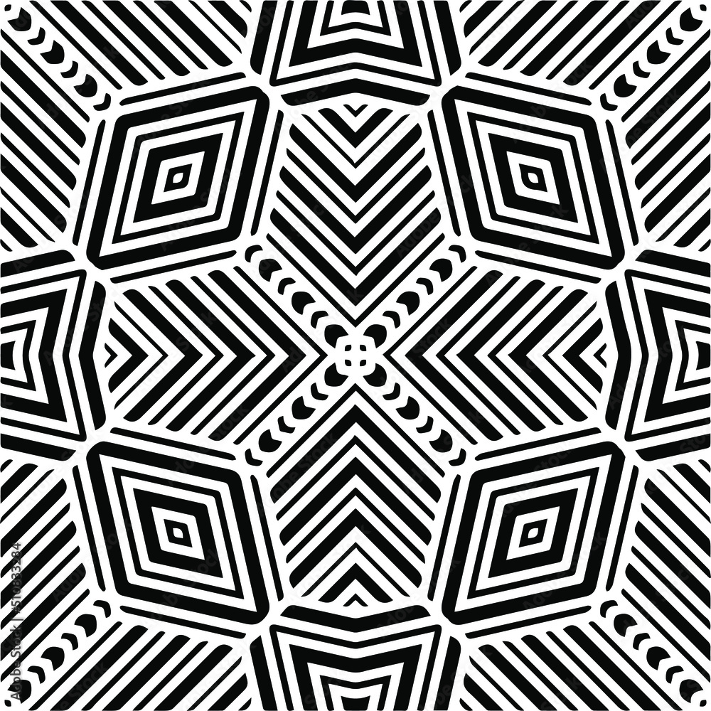 Abstract background with black and white pattern. Unique geometric vector swatch. Perfect for site backdrop, wrapping paper, wallpaper, textile and surface design. Abstract background with black and white pattern. Unique geometric vector swatch. Perfect for site backdrop, wrapping paper, wallpaper, textile and surface design.