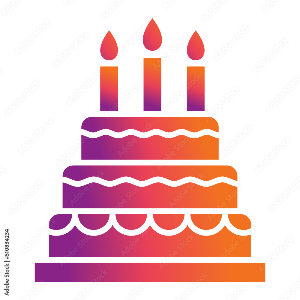 Birthday Cake Icon Birthday Cake Icon