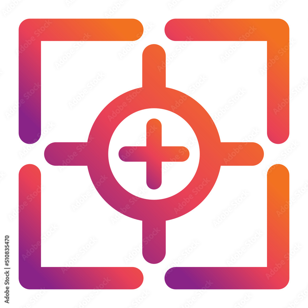 Fototapeta premium Focus Icon