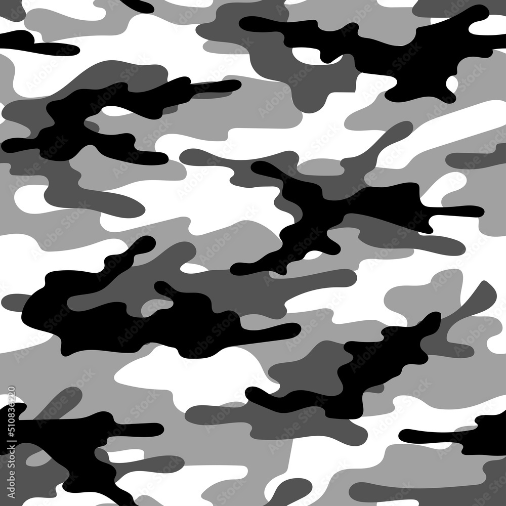 army grey camouflage. vector print for clothes or print. seamless pattern army grey camouflage. vector print for clothes or print. seamless pattern