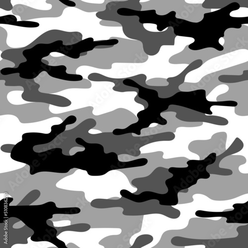 army grey camouflage. vector print for clothes or print. seamless pattern