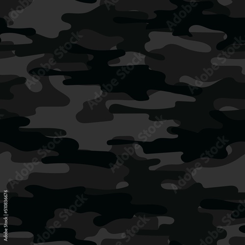 dark modern military vector camouflage print, seamless pattern for clothing headband or print. camouflage from pols