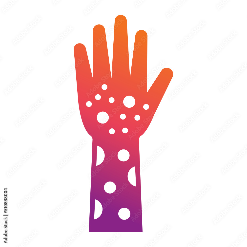 Obraz premium Skin Rash Icon