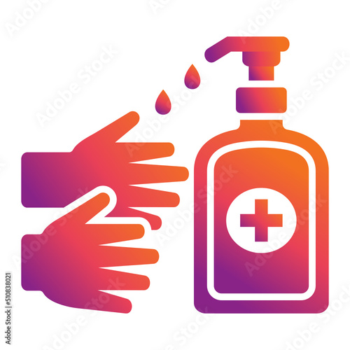 Hands Sanitizer Icon