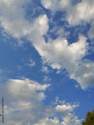 blue sky with clouds © Michael
