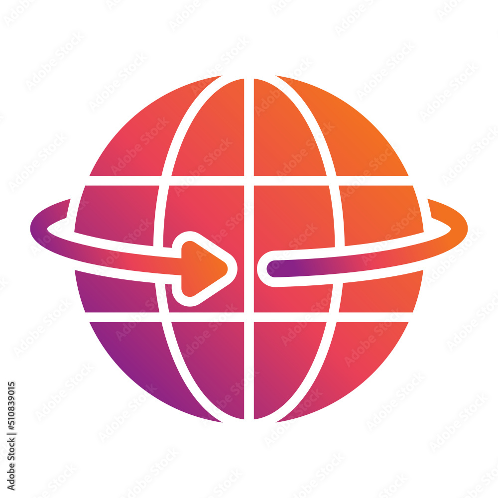 360 Degrees Icon 360 Degrees Icon
