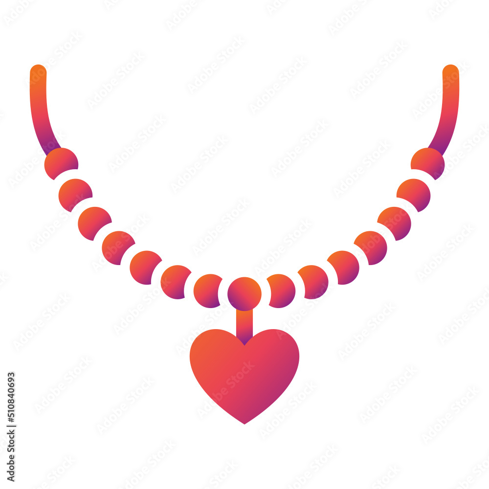 Obraz premium Necklace Icon