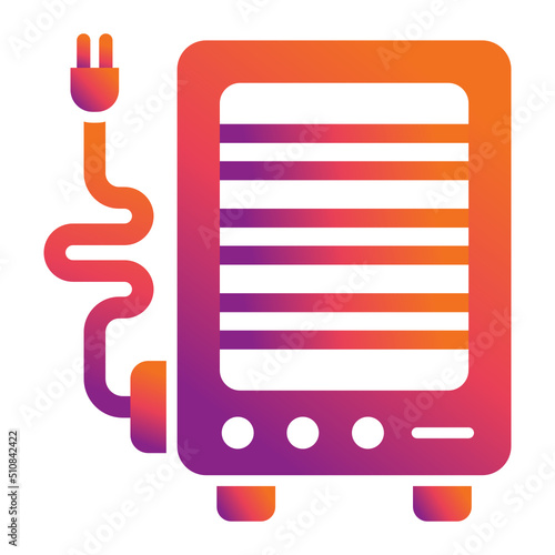Electric Heater Icon