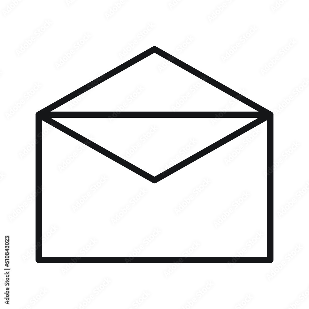 envelope vector icon for website symbol presentation envelope vector icon for website symbol presentation